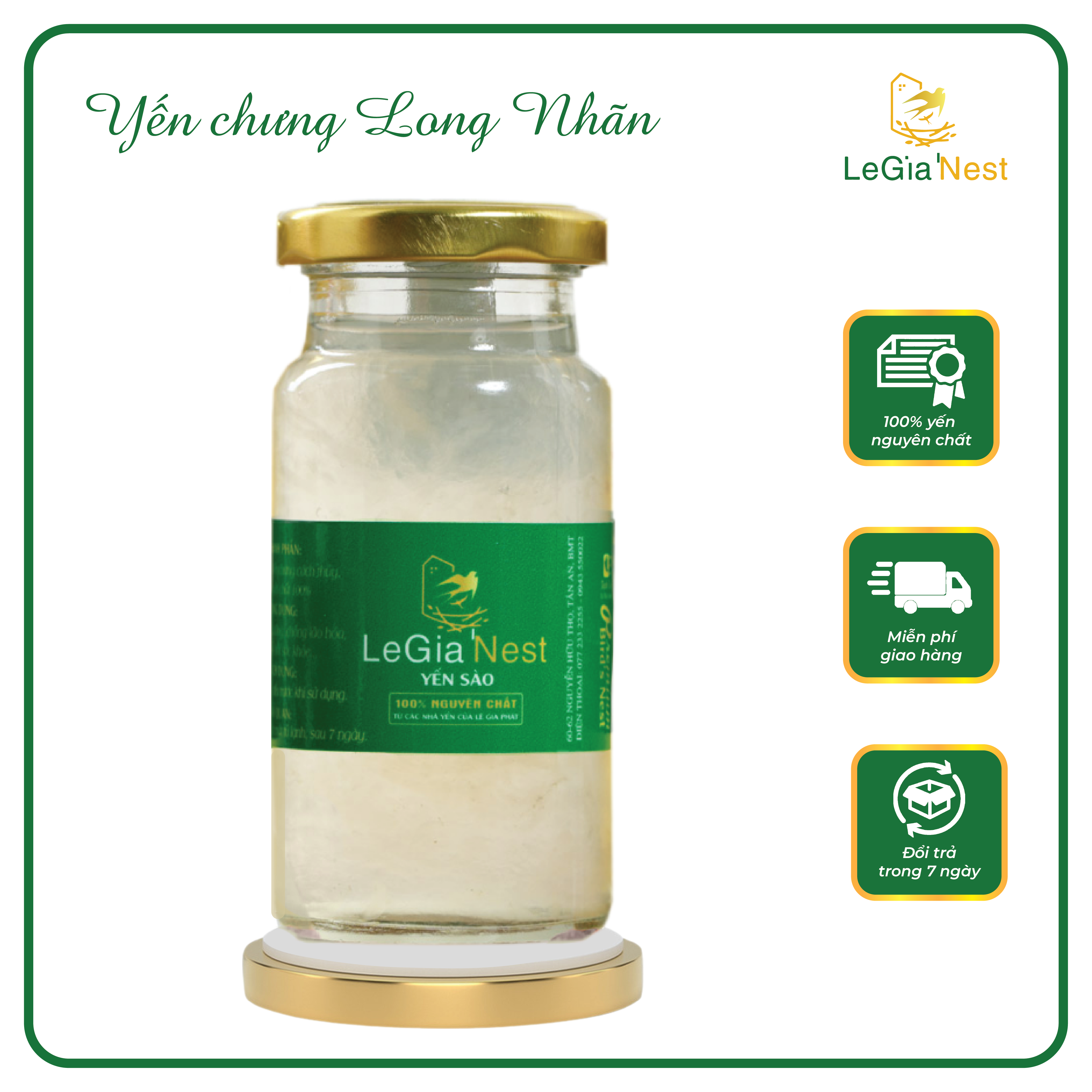 Yến Chưng Long Nhãn